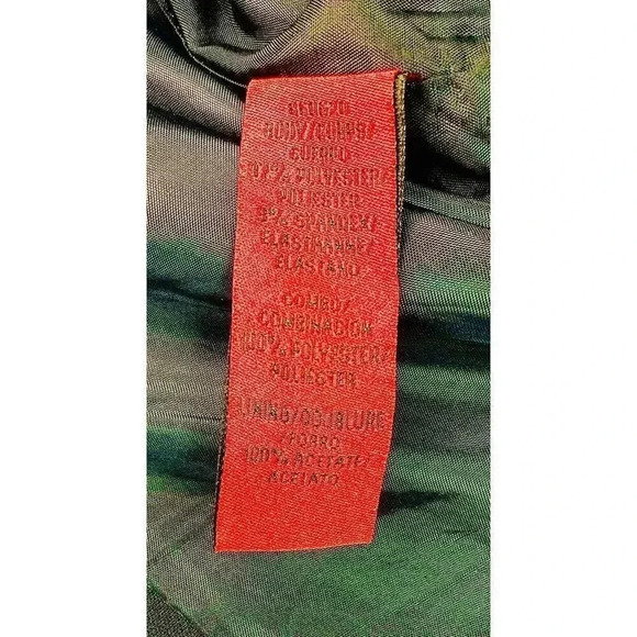 JS Collections Women's Black Sleeveless Ruffles Party Cocktail Mini Dress Size 8 - Picture 5 of 11